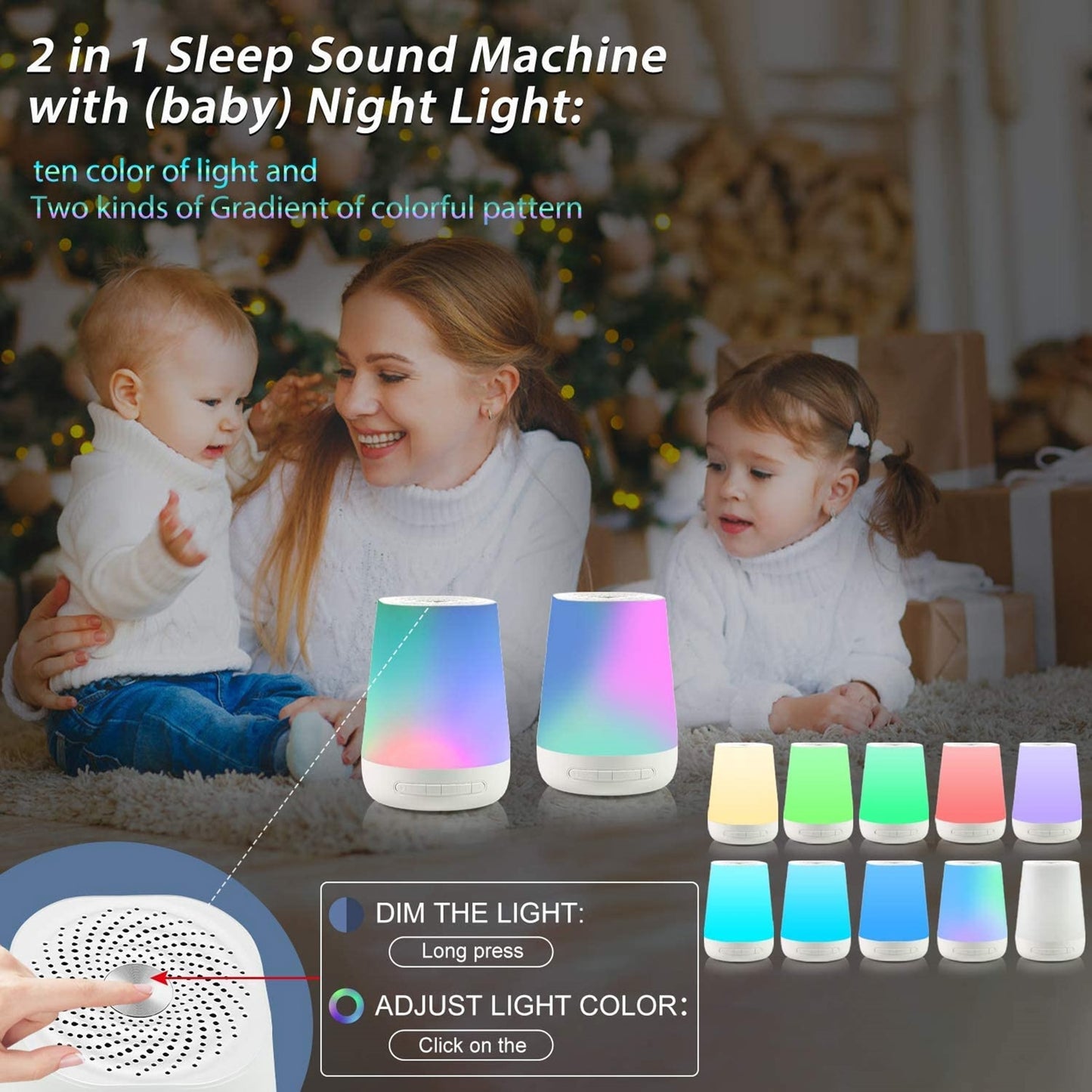 Night Lamp White Noise Machine