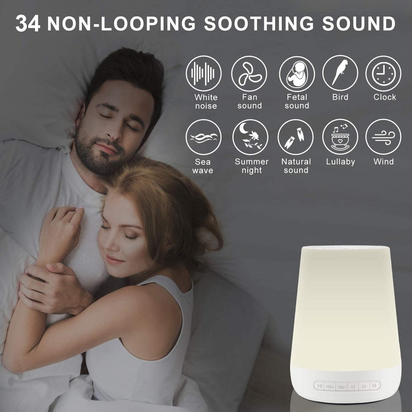 Night Lamp White Noise Machine