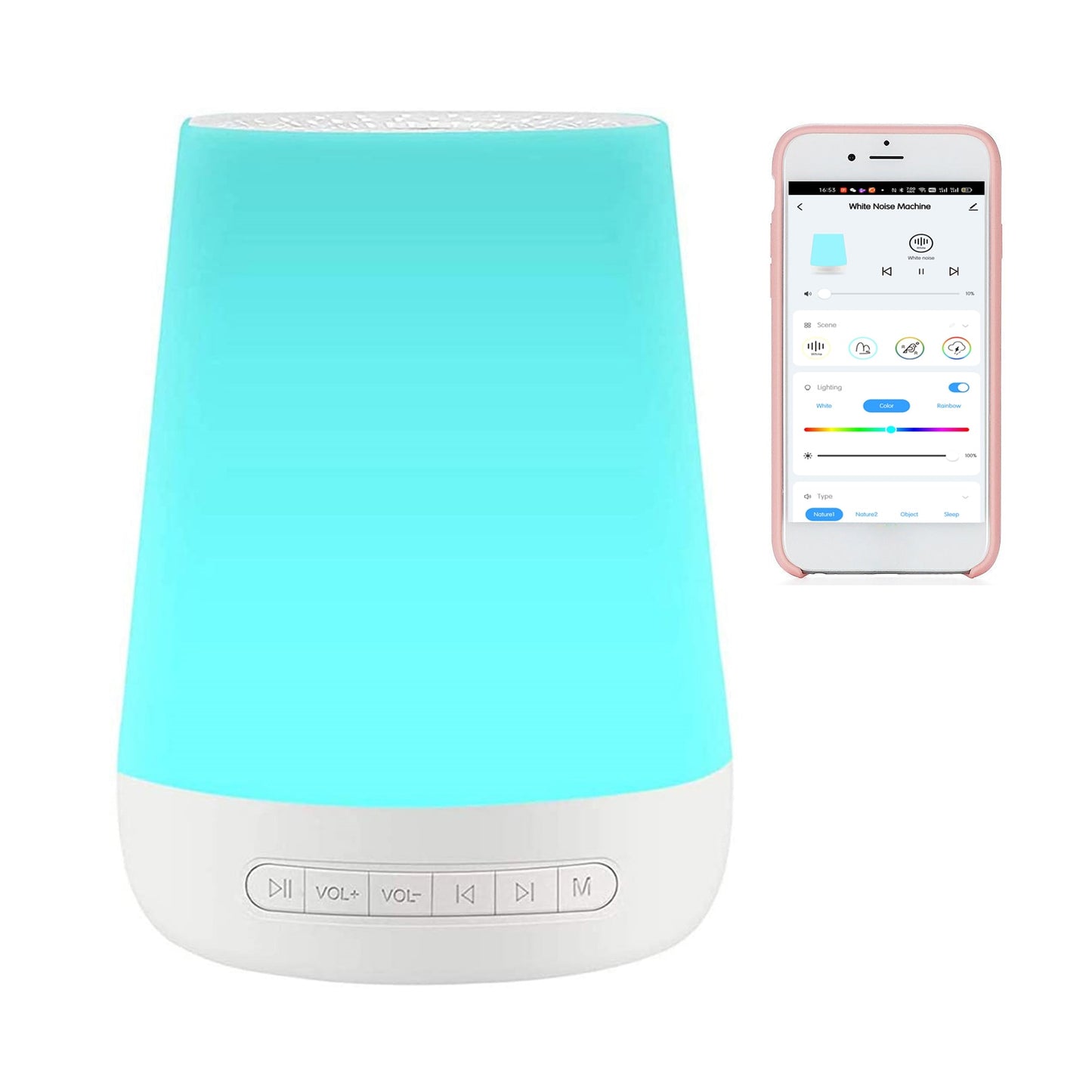 Night Lamp White Noise Machine